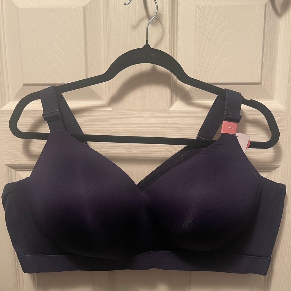 Lane Bryant Comfort Bliss Bra Navy 46C